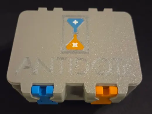 Antidote card game - SnapLock Box