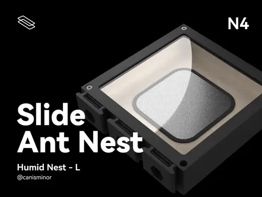 Slide Ant Nest - N4 (Large Humid Nest)