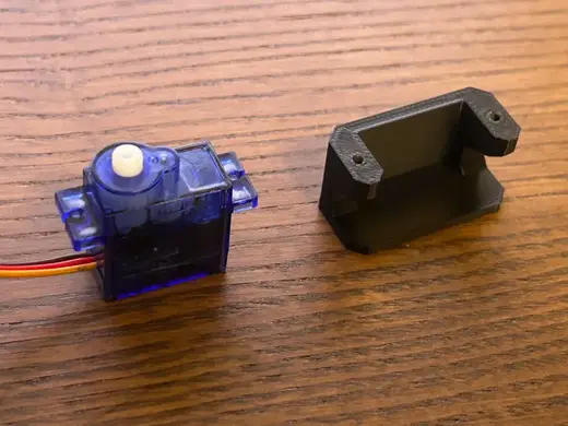 SG90 Servo Mount Usable with M2 screws