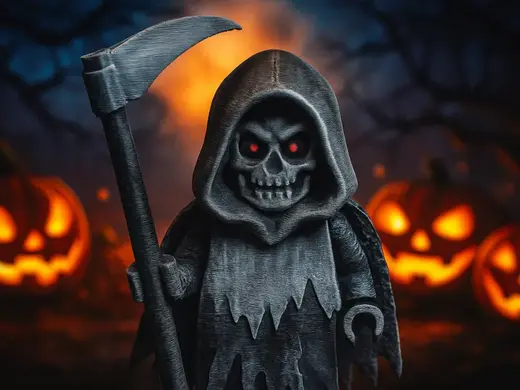 Halloween Sensenmann Ziegelmann