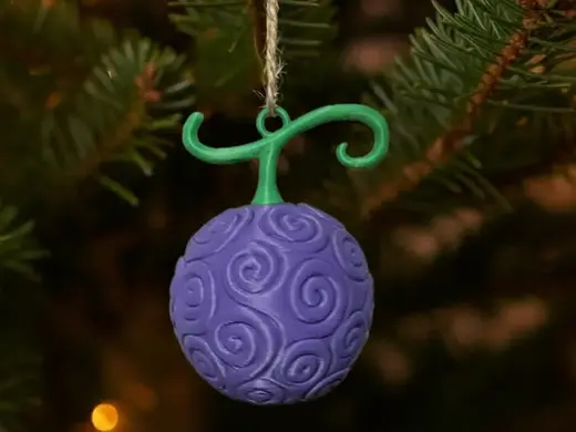 Gomu Gomu no Mi Devilfruit Christmas Bauble *NoAMS