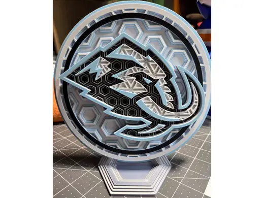Utah Mammoth Dimensional Mosaic