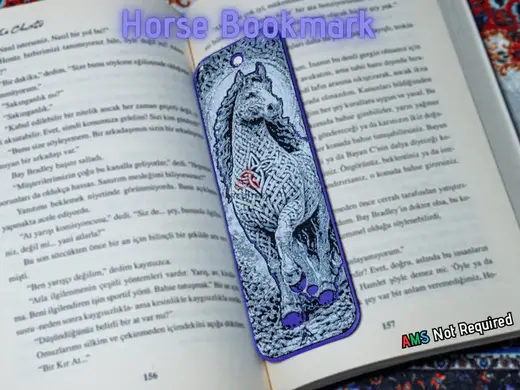 Celtic Knot Horse - Hueforge Bookmark