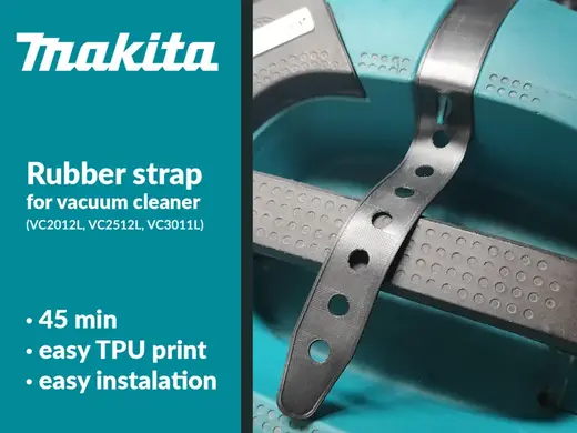 Makita rubber strap for vacuum cleaner power cord
