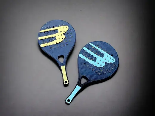 Padel Keychain with Bullpadel logo