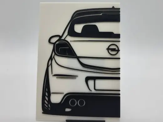 2D Wall Art Opel Astra H GTC OPC