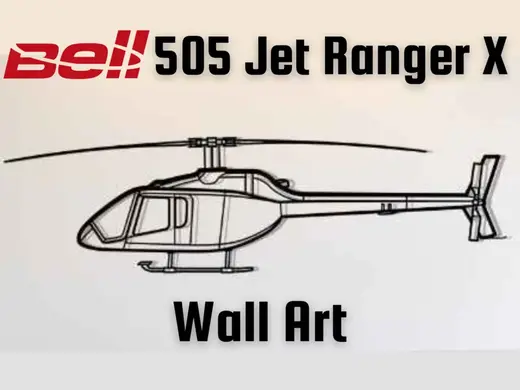 Bell 505 Jet Ranger X Wall Art
