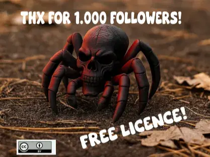 Schaedel-Spinne der Schattenhoehle FREE LICENCE!