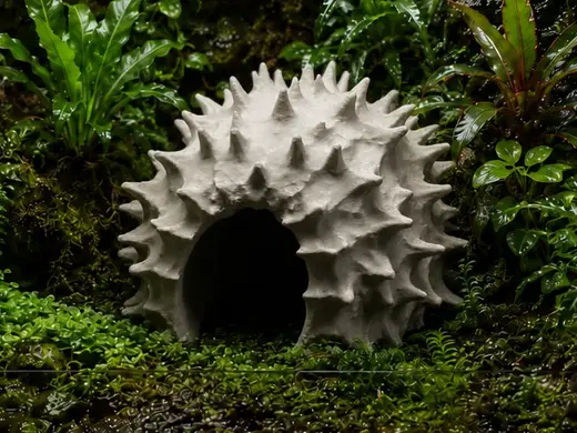 Spiky Stone Hideout - Terrarium & Aquarium Decor