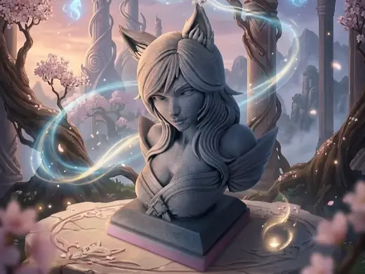 Ahri bust - League of legends