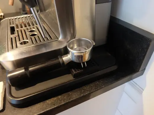 Breville portafilter drain