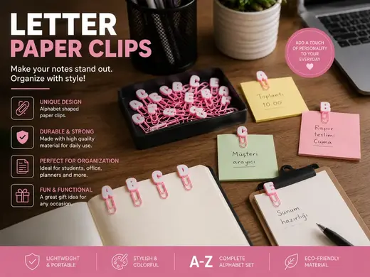 Paperclips Alphabet