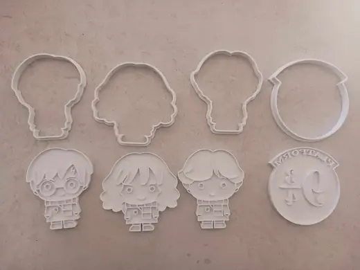 Harry Potter cookie cutters and stamps