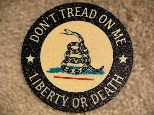Don't Tread On Me coaster set of 4
