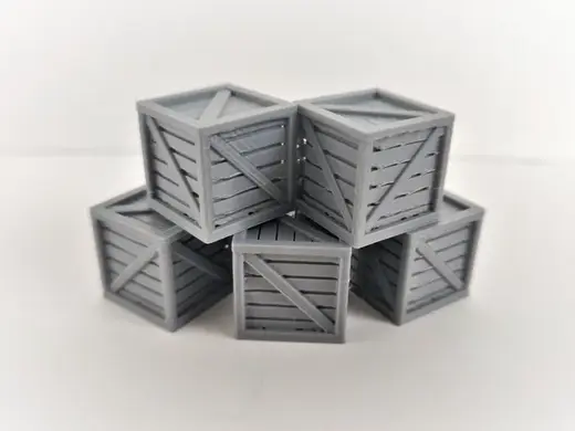 Shipping Crates Table Top Games Miniature Diorama