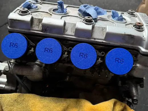 Yamaha R6 5eb intake covers