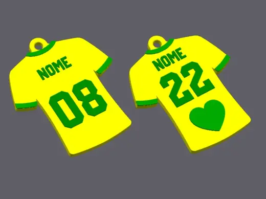 Camisa Brasil Personalizada