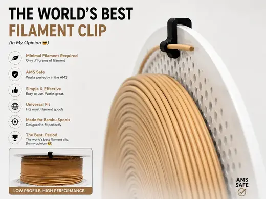 The World's Best Universal AMS Filament Clip