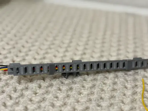 Scale Model Wire Way w/ Removable Lid