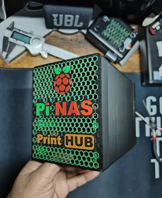 Raspberry PI NAS Enclosure For 2.5in 4xHDD/SSD