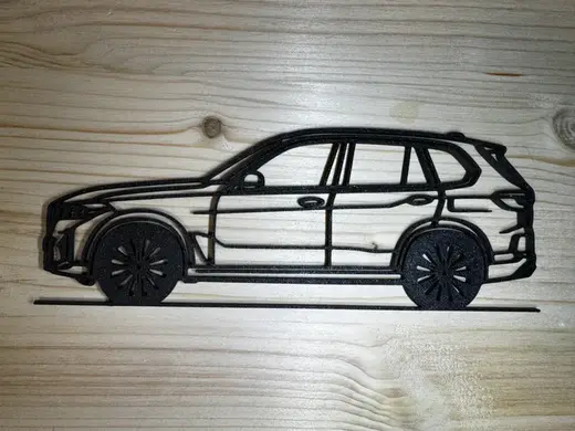 BMW X5 Inspired Minimalist Wall Art