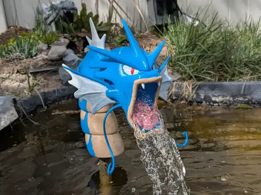 Gyarados Pokemon Water Fountain (functional)