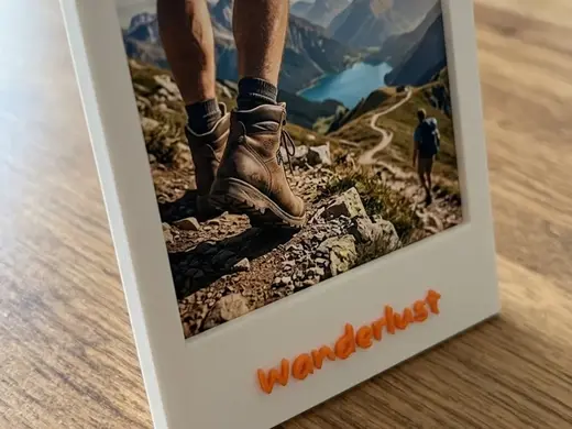 Polaroid Rahmen für Urlaubsfotos "Wanderlust"