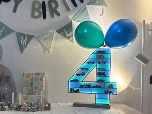 4th Birthday hotwheels garage