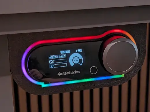 SteelSeries Arctis Nova Pro DAC RGB desk mount