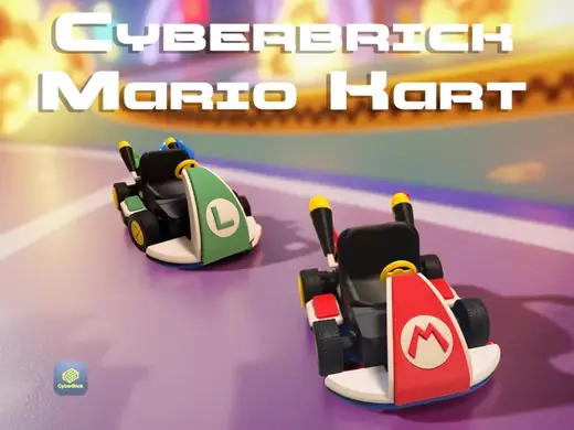 Mario Kart & Luigi Kart - CyberBrick