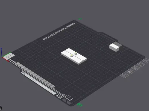 60x10x3 mm Magnet Handle/Tray