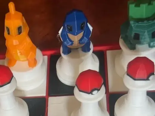 Squirtle Chess Knight - Separated base - AMS
