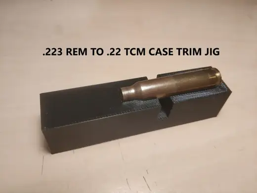 223 rem to .22 TCM case trim jig