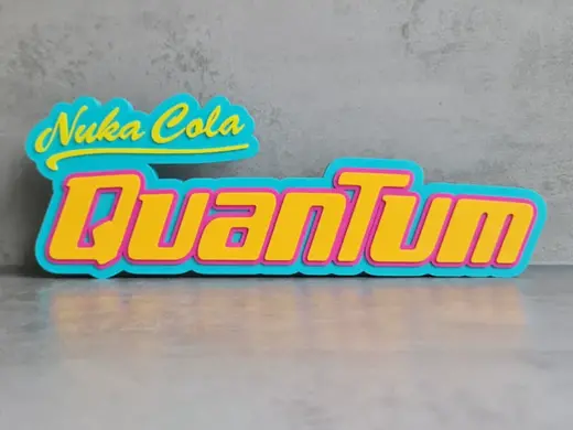 Nuka Cola Quantum Fallout logo / sign