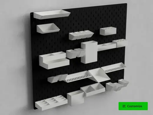 QMH Parametric Storage Bins for SKADIS
