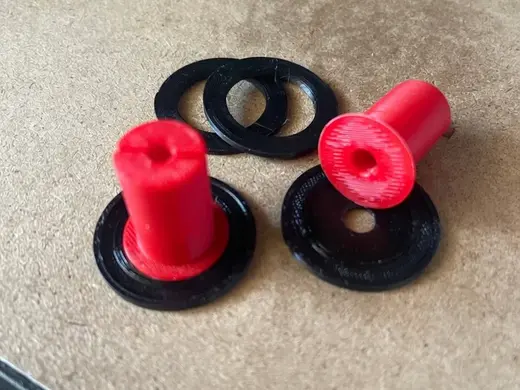 Toilet Seat Bushing ABS + TPU (Duravit-style)