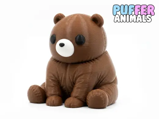 Cute Pillow Bear + Keychain Version