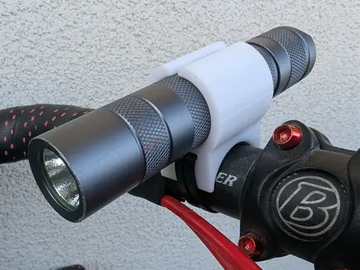 bicycle flashlight holder (Convoy S2+)