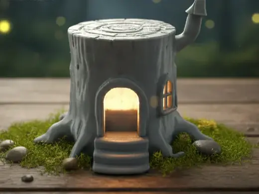 Magical Tree Stump Home