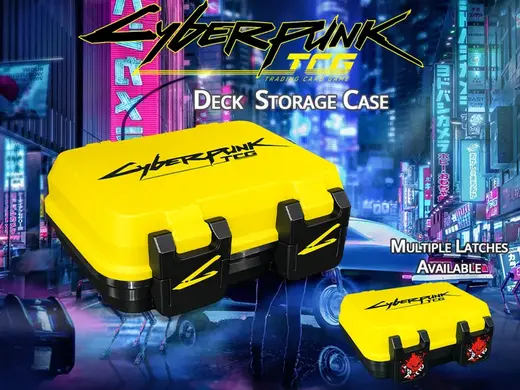 Cyberpunk TCG Deck Storage Case - Fan Made