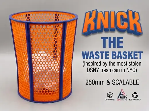 Knick the Waste Basket — NYC Street Waste Bin