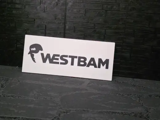 Magnet Schild " Westbam " Komplett