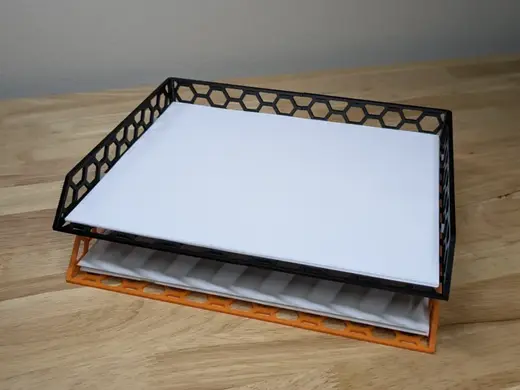 Landscape Letter Sized Paper Holder Tray