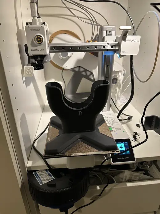 AMS Lite Low Vertical Stand - Single piece print for A1 Mini