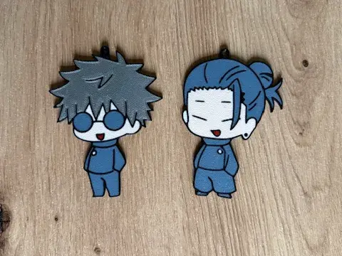 Geto et Gojo Jujutsu Kaisen Porte clef