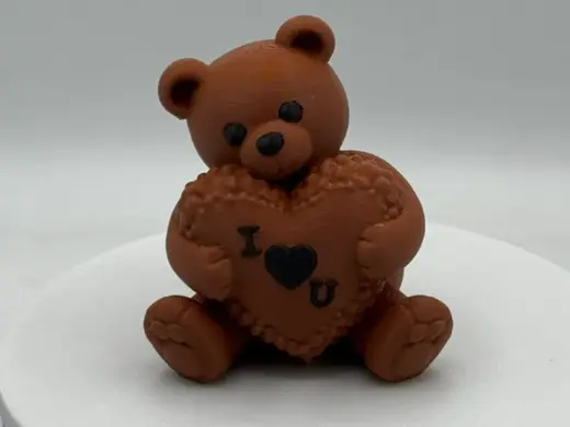 Valentine's Day Teddy Bear with Heart