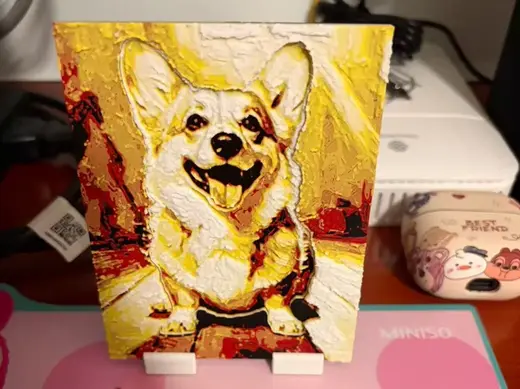 柯基彩色版画