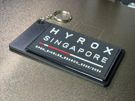 Hyrox Patch Compatible Keychain 25/26 Season