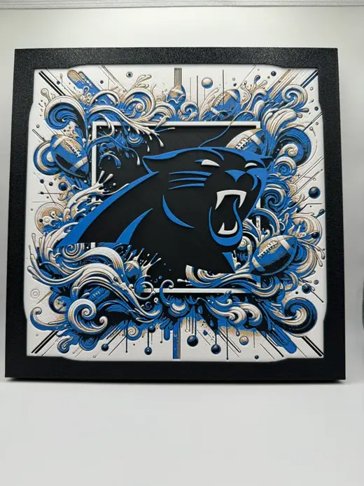 Carolina Panthers - NFL Hueforge