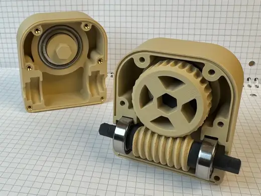 Schneckengetriebe / Worm gear - drive / 30:1